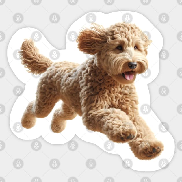 Australian Labradoodle Sticker by millersye